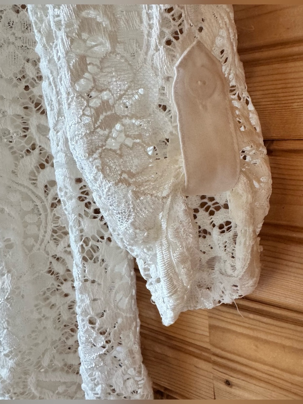 Maurice’s Tunic White Lace XL Layering Feminine Summer BBQ Picnic Patio Beach - Picture 4 of 5